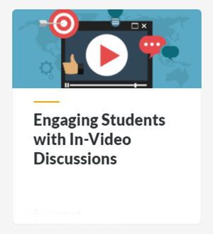 Engaging Students with In-Video Discussions